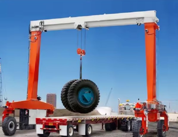 Mobile Gantry Crane Wind Speed Indicator And Typhoon Anchor Device For Safe Operation